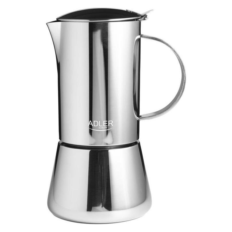Adler | Espresso Coffee Maker | AD 4419 | Stainless Steel (6 Tassen) (AD 4419)
