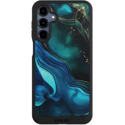 Nivocase Handyhülle für Samsung Galaxy A16 5G Hülle NIVOpure Case Schwarz Art Farbverlauf Marmor (Samsung Galaxy A16 5G), Smartphone Hülle, Schwarz