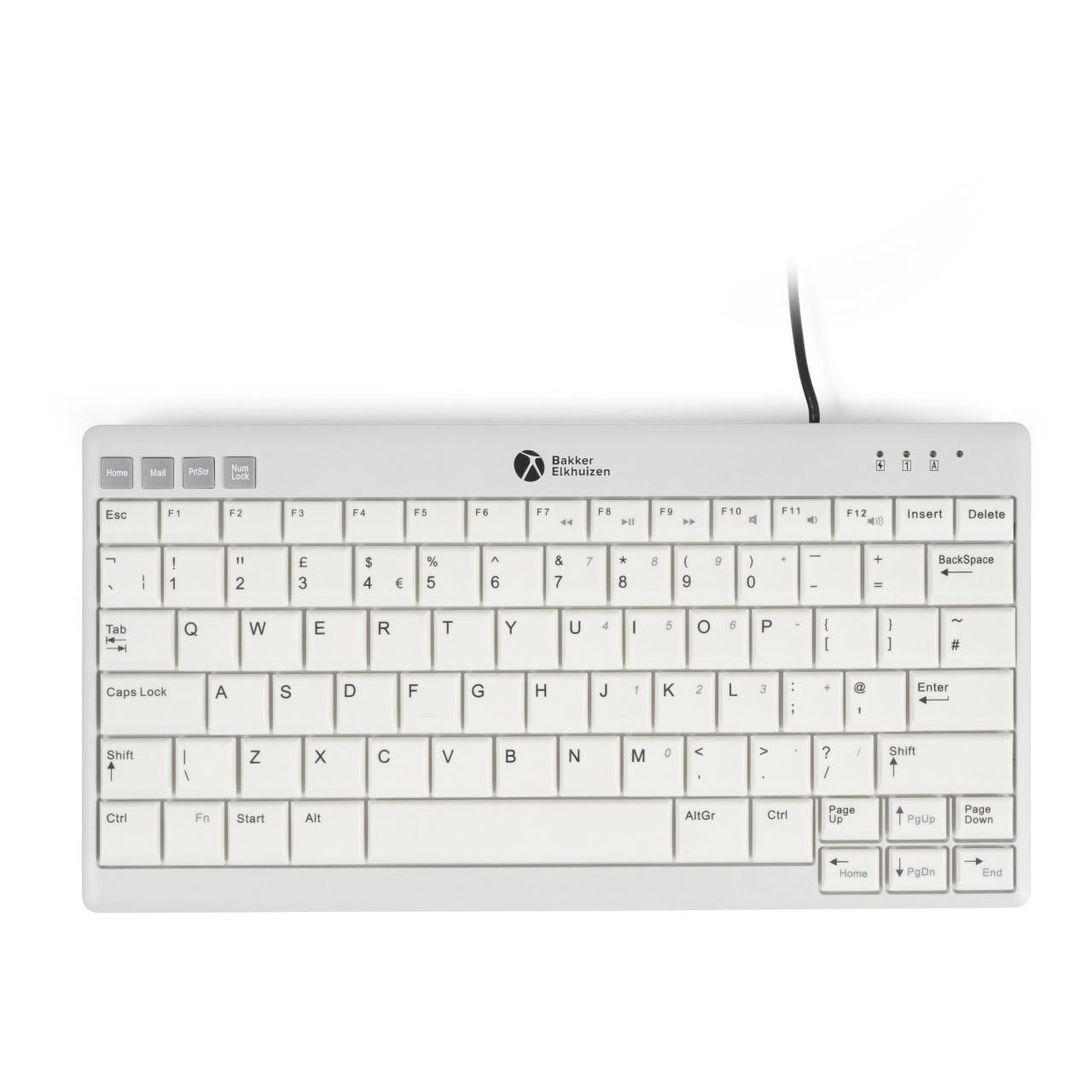 BakkerElkhuizen Tastatur Ultraboard 950 V2 Compact UK Layout retail