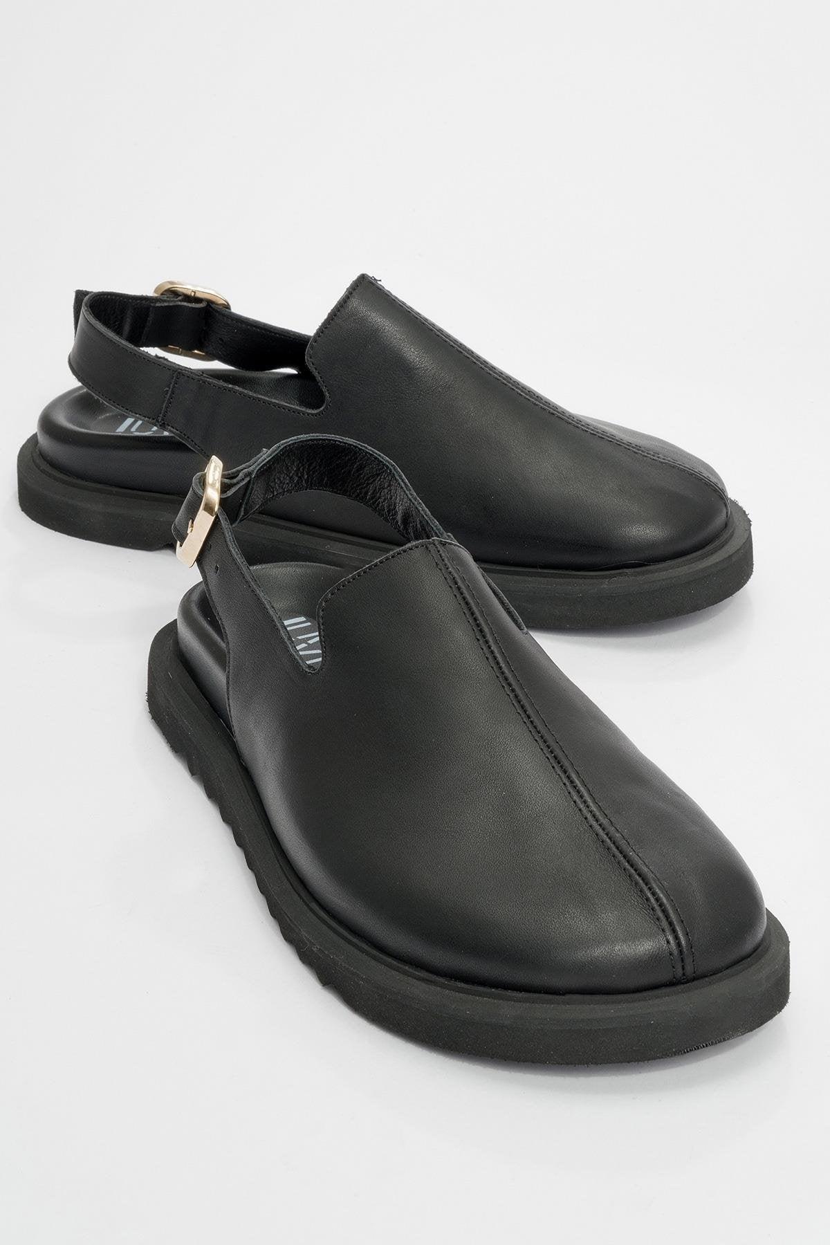 Forever & Always Laby Leder-Clogs - Schwarz