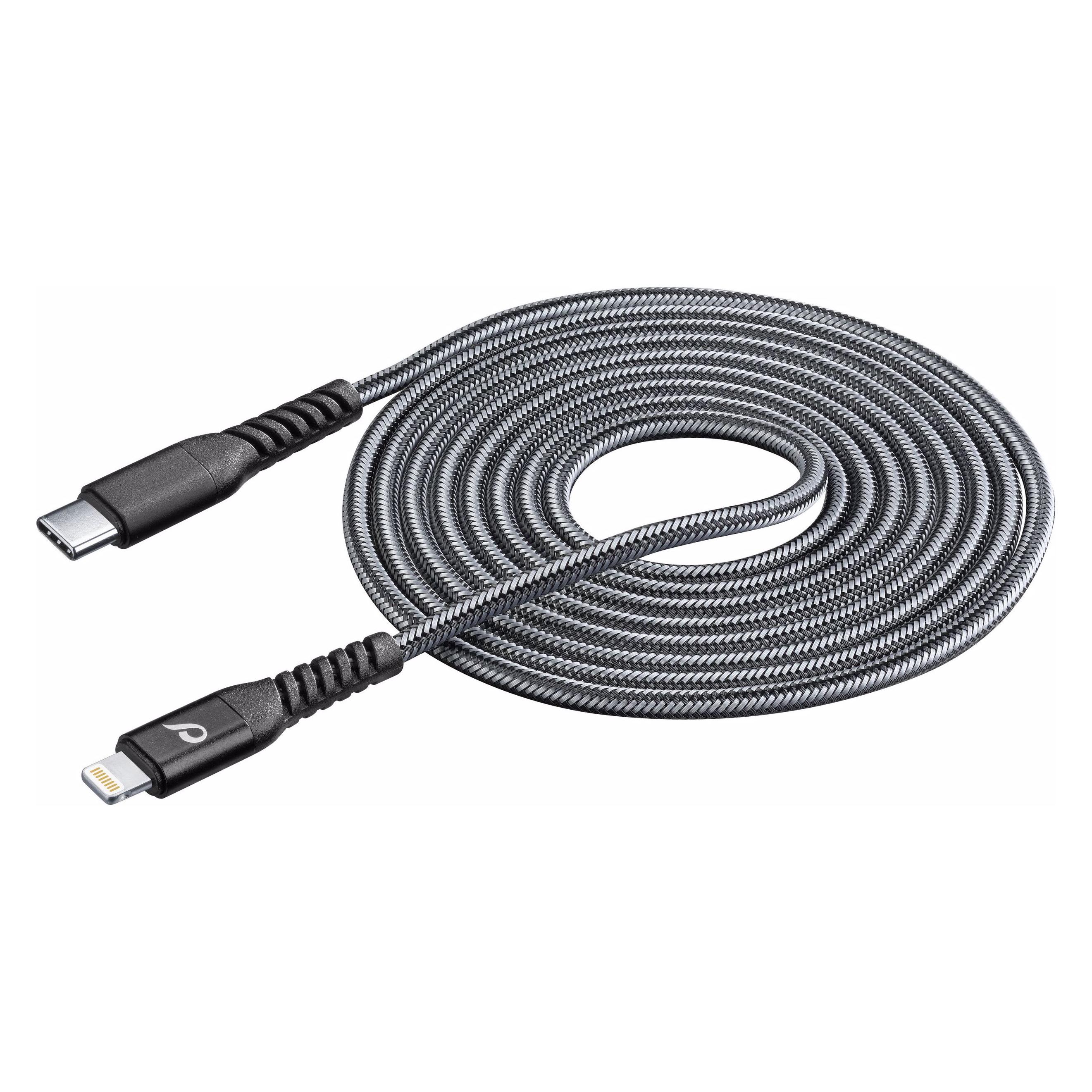 Cellularline Tetra Force (2 m, USB 3.2 Gen 2, 30 W) (TETRACABC2LMFI2MK)