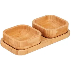 San Ignacio KINVARA - Vorspeisen-Set aus Bambus, 11 x 23 cm