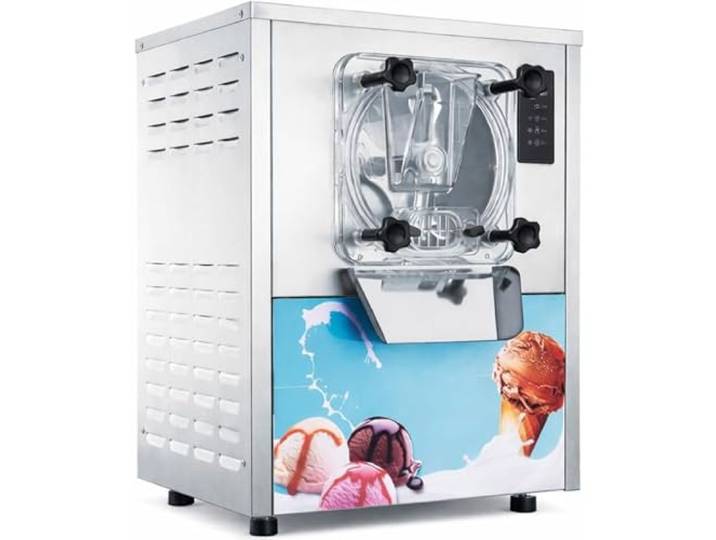 Turbine à Glace Professionnelle 20L/h - 1400W - Cuve 4\,3L - Inox - Compresseur GMCC