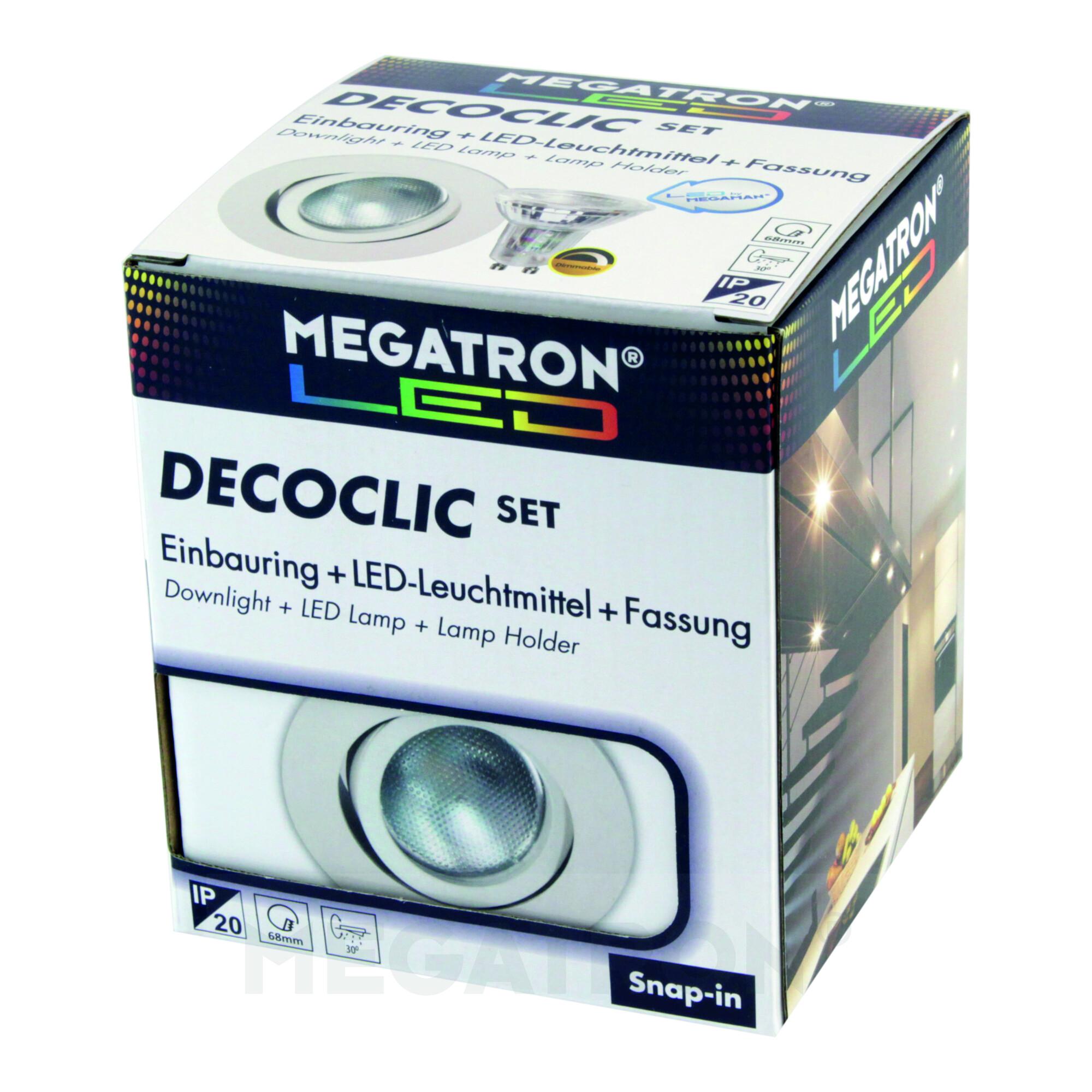 Megatron LED-Einbauspot Set 2800K dim ws MT75401)