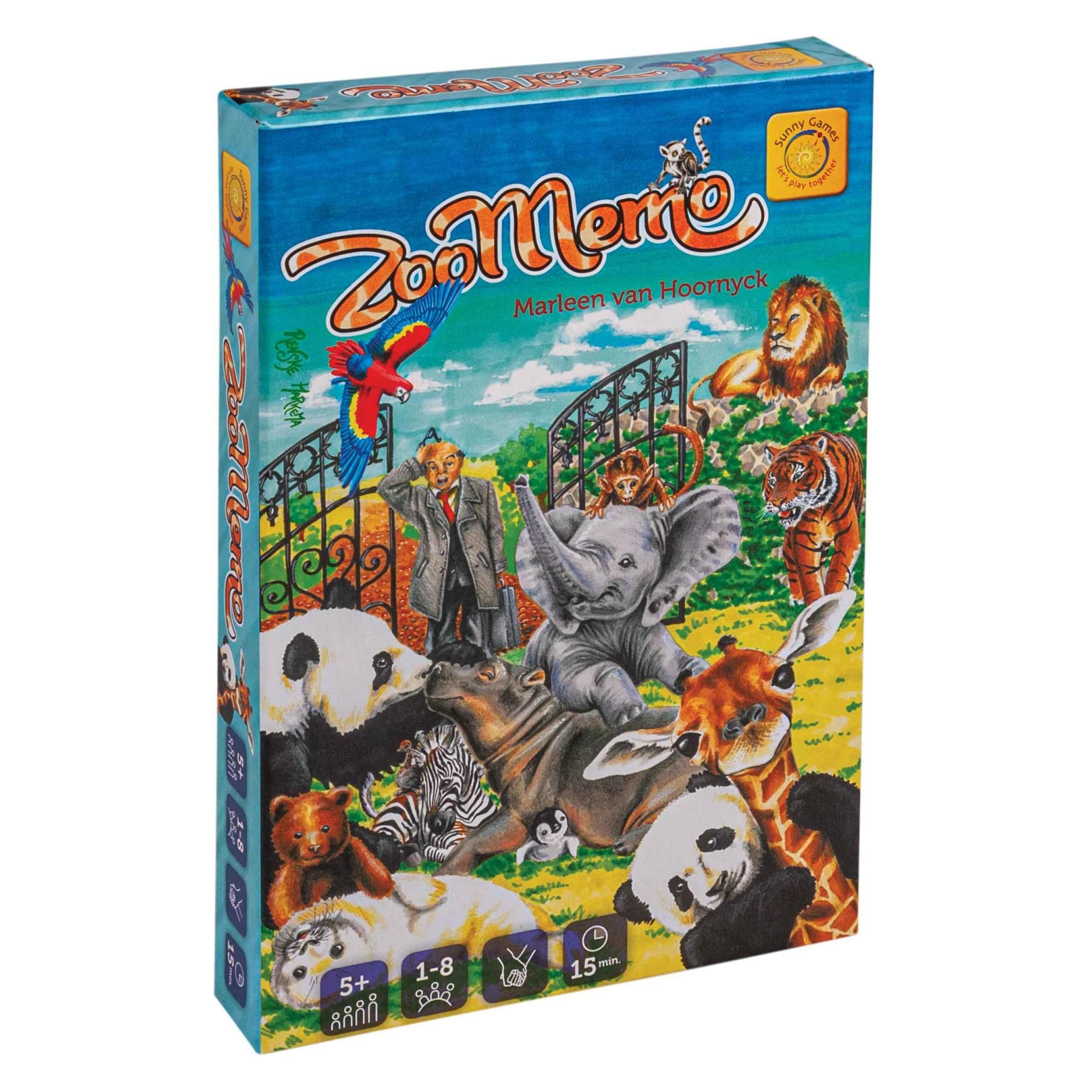 Sunny Games ZooMemo - Kinderspiel (Deutsch, Englisch, Französisch, Italienisch, 1 - 8 Spieler) (SUN-015)