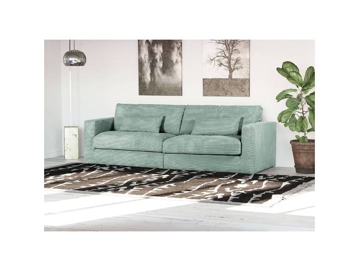 Bigsofa Izumo Blau Cordstoff Coco 100cm Modern