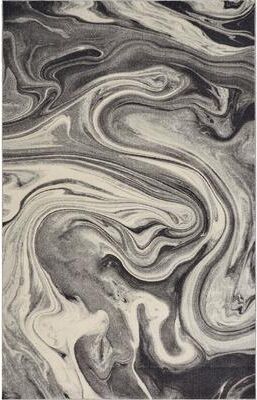 Strick & Bolton Rizzetta MarbleGrey Area Rug