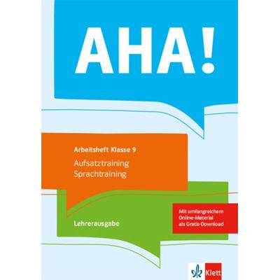 AHA! 9. Aufsatztraining / Sprachtraining, Taschenbuch von , Klett Schulbuchverlag, 978-3-12-310061-1