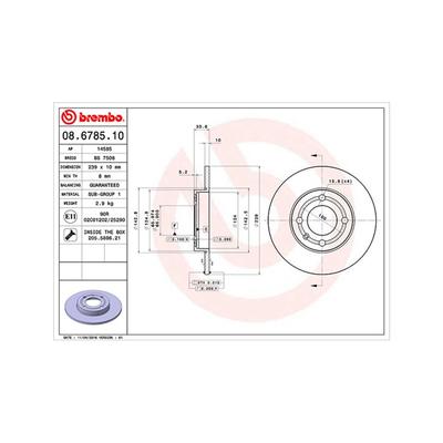 MAGNETI MARELLI Bremsscheibe 360406048800 239mm 10mm für MAN VW