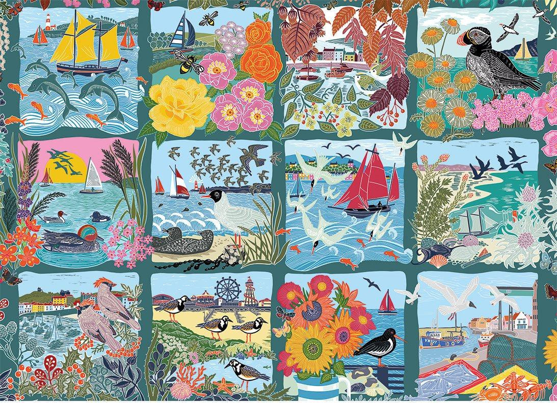 Gibsons Coastal Calling Puzzel 1000 stuks