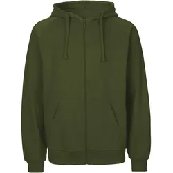 Neutral Herren Bio Kapuzen Sweatjacke O63301 military M