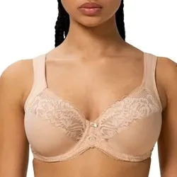 Triumph BH Modern Lace Cotton W02 Beige E 75 Damen