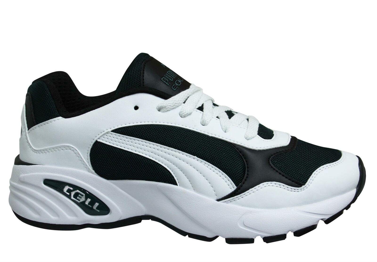 Puma Cell Viper Herren -Trainer Lowweißgrüner lässig Schnürschuhe 369505 01