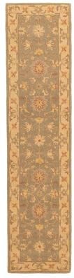 ECARPETGALLERY Hand Tufted Elegance Sage Wool Rug - 2'4 x 10'0