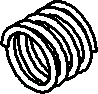 Dornbracht Druckfeder 9,5 x 1 x 7 09160201290 9,5 x 1,0 x 7,5 mm