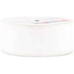 Creativery 50mm Samtband 5m Schleifenband Geschenkband Borten Stoffband Dekoband Weiß