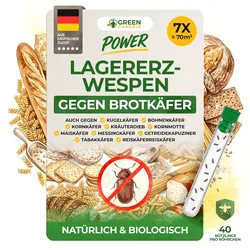Green Guardia Lagererzwespen gegen Brotkäfer, Reiskäfer & Co. - 7