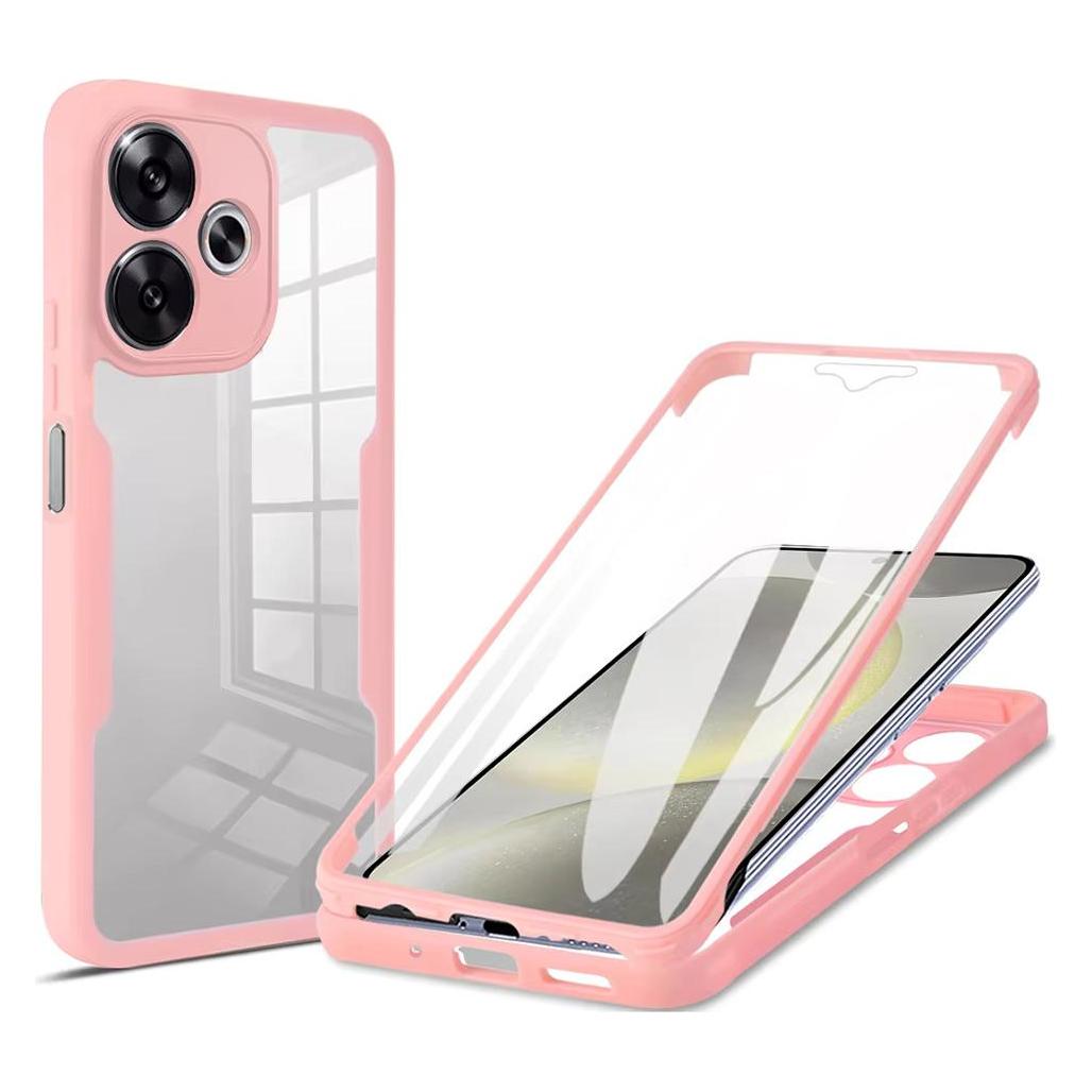 Techsuit - ColorVerse 360 Series + Screen Protector - Xiaomi Poco F6 - Pink (Xiaomi Poco F6) (56359805)