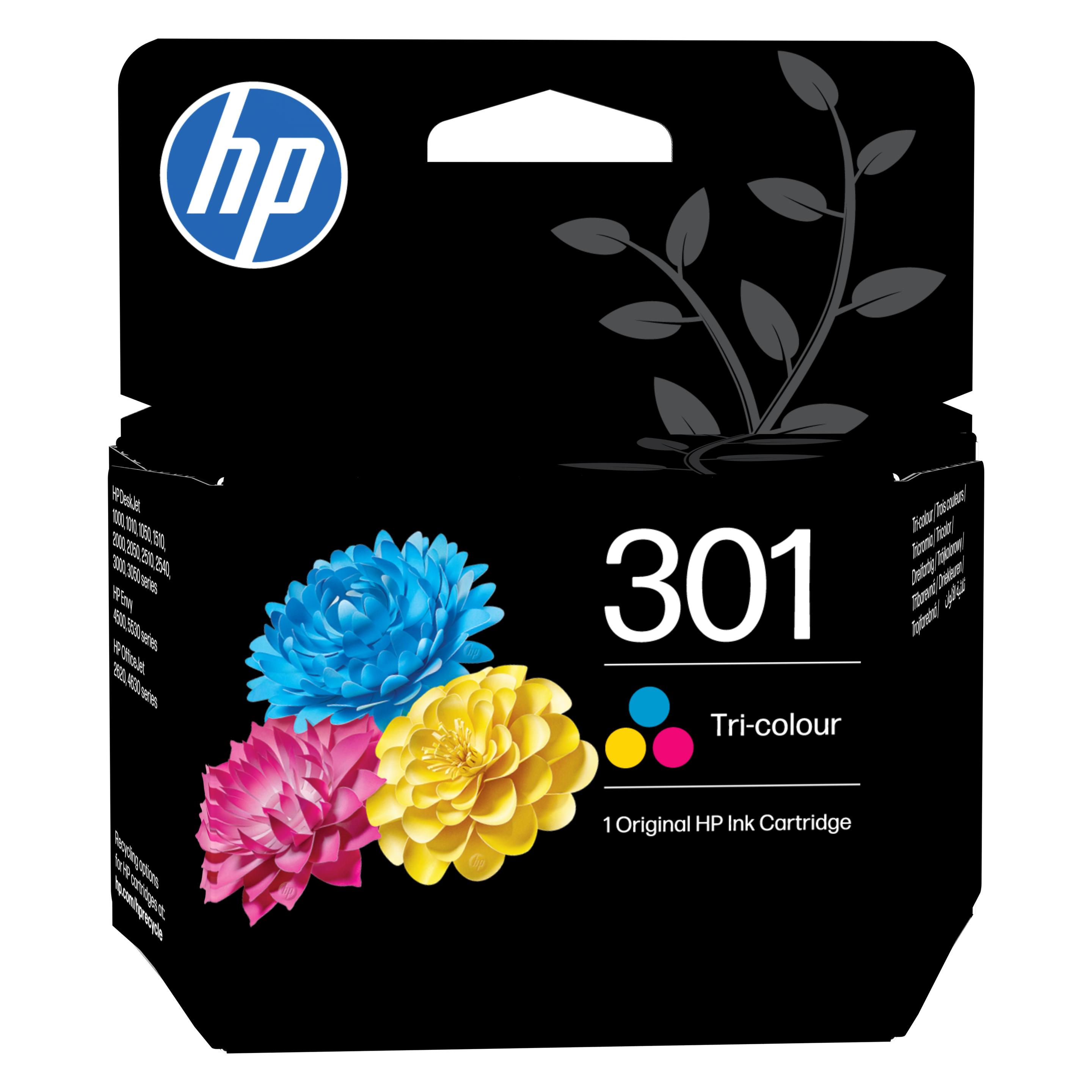 HP Ink Multipack No.301 (BK, Color) (N9J72AE#LS1)
