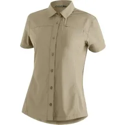 MAIER SPORTS Damen Bluse Magos S/S W, Größe 44 in Braun Braun