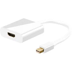 MicroConnect Mini Displayport zu (HDMI), Video Adapter, Weiss