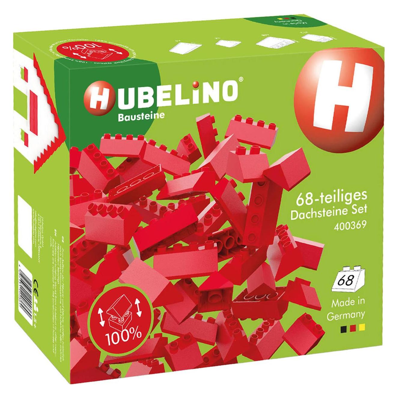 Hubelino 68-teiliges Dachsteine Set, kompatibel (618472)