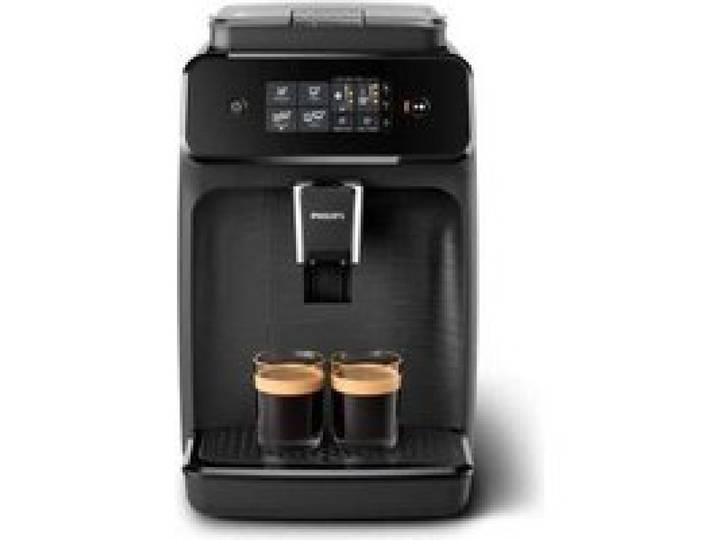 Machine à café expresso à café grains PHILIPS EP1200 - Noir Mat - Avec broyeur - 2 boissons - Ecran tactile - AquaClean