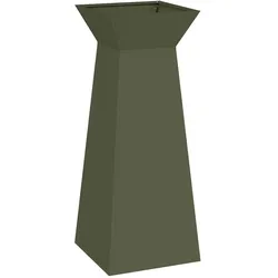 Helloshop26 - Zeitgenössischer Säulen-Pflanzkübel für den Außenbereich 40 x 40 x 100 cm langlebiges elegantes Design aus