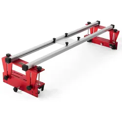 VEVOR Frässchlitten, 1625 mm, tragbare einstellbare Vorrichtung zum Glätten von Platten, DIY-Frässchlitten für die Holzbearbeitung, Plattenführungsvorrichtung, Trimmhobelmaschine zum Glätten von Holz