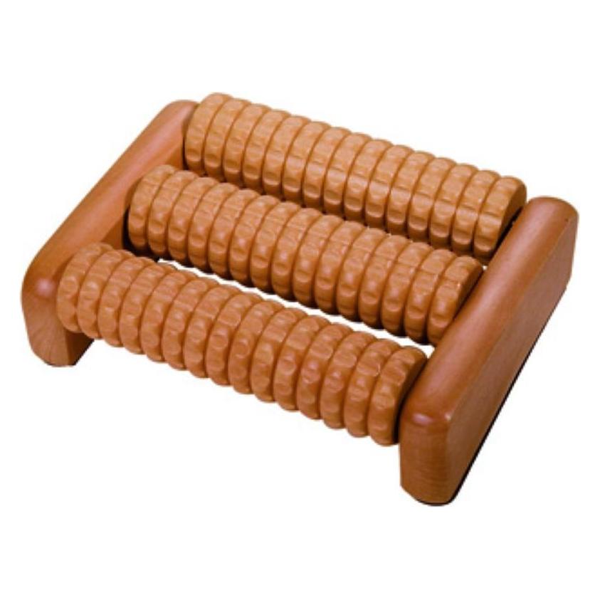 Body Vital Fussmassageroller mit 1x3 Holzrollen (47012069)