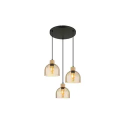 Globo Lighting Hängeleuchte   , schwarz , Maße (cm): H: 130  Ø: 40