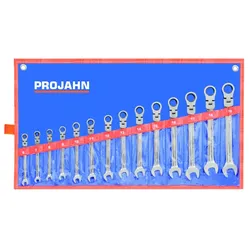 Projahn GearTech Schlüssel Satz RollTasche flexibel 14 tlg