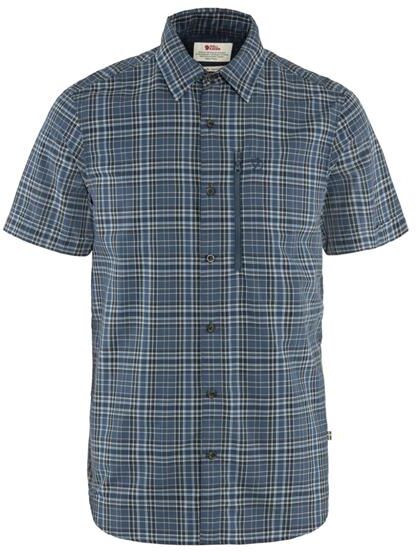 Fjällräven Abisko Hike Shirt S/S Mens, Indigo Blue / Dark Navy