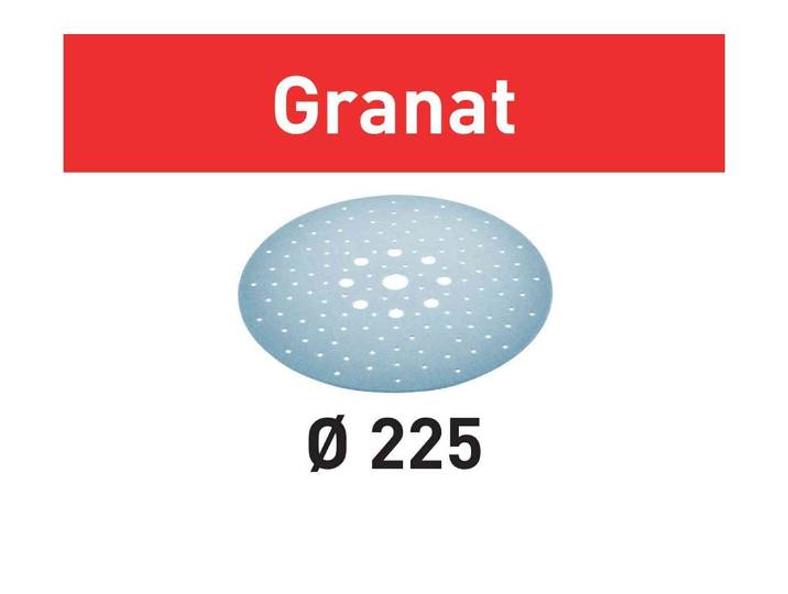 Boîte 25 Disques Abrasifs Granat Stf D225 Mm Grain 80 Festool 205655
