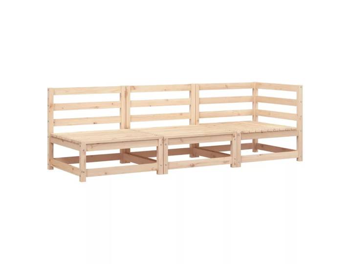 VidaXL - Gartensofa kiefernholz, One Size, Braun