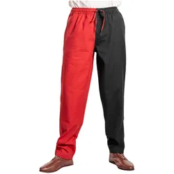 Metamorph Mittelalter Stoffhose Landsknecht schwarz-rot (XXL)
