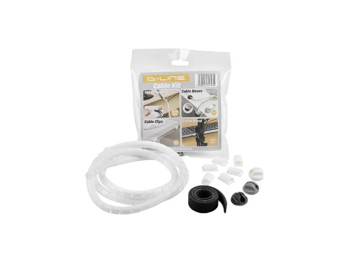 D-Line Kabelmanagement Set weiss