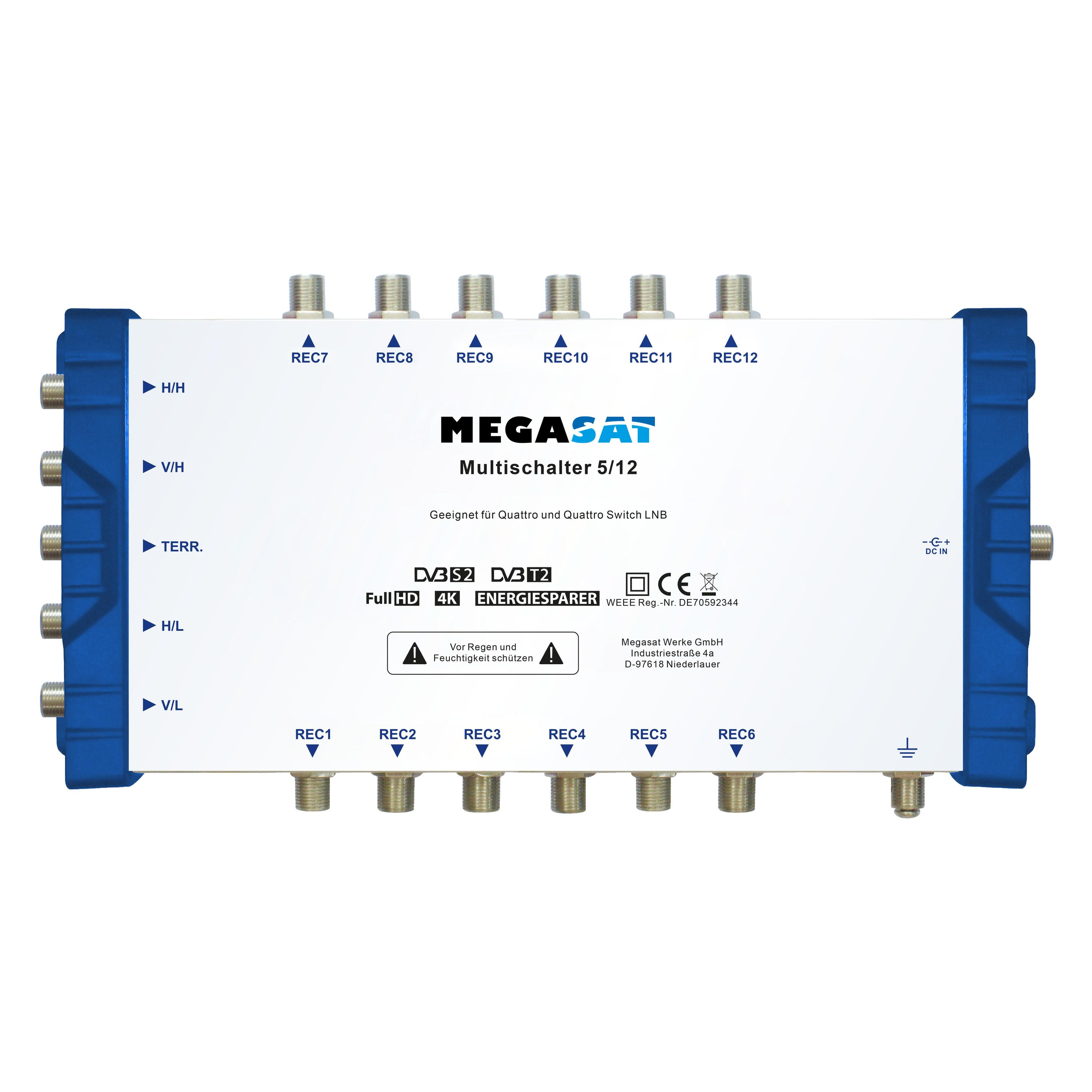 Megasat Multiswitch 5/8 (Multischalter) (0600150)