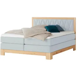 Twist Refresh Boxspringbett teilmassiv Endo ¦ grau ¦ Maße (cm): B: 160 H: 116