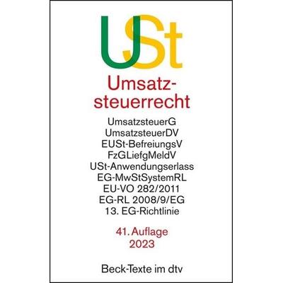 Umsatzsteuerrecht, Taschenbuch von , dtv, 978-3-406-80423-6