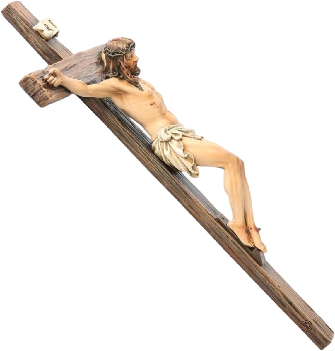 Jezus Beeldje Religieus Ornament voor Woondecoratie Hoogte: 24,5 cm