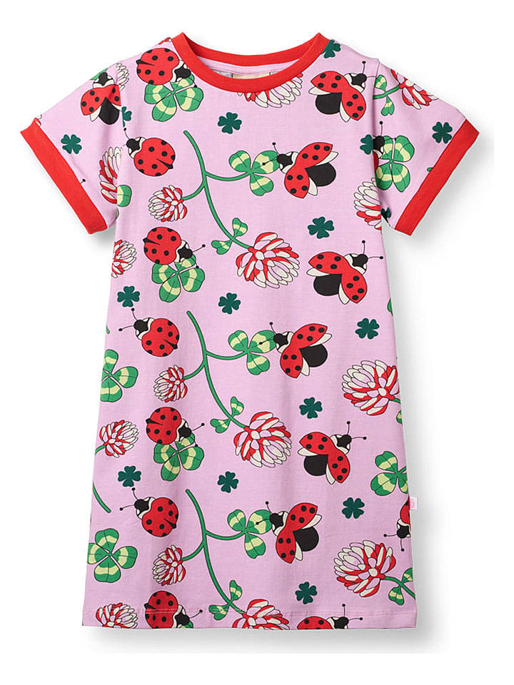 Småfolk Kleid "Elstar" in Rosa - 122/128