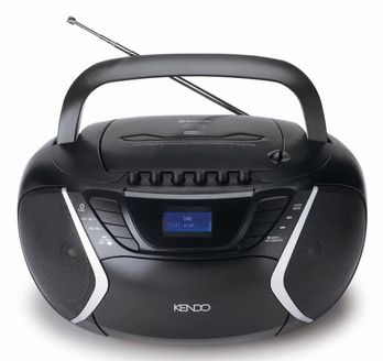 Kendo 6247 Boombox CD Player DAB+, PLL Radio (Schwarz) A006247
