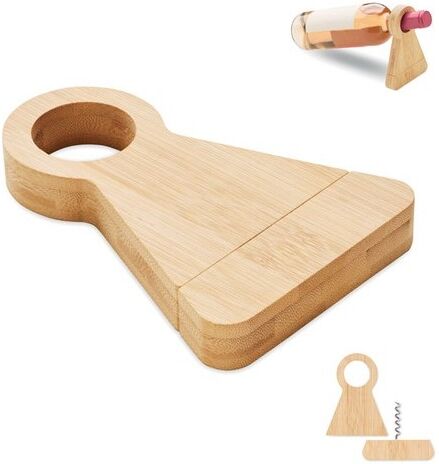 STANDTURN Support décapsuleur en bambou bambou bois