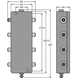 Turck Verteilerbaustein JBBS-49SC-E613/EX