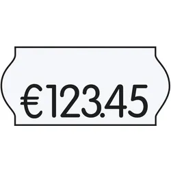 METO Preisetiketten 26,0 x 12,0 mm
