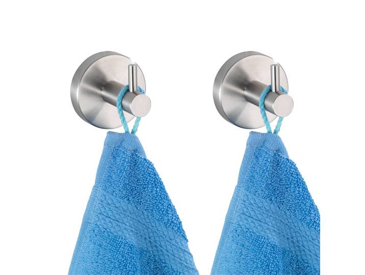 Crochets muraux Uno Bosio Acier inoxydable brossé Argenté