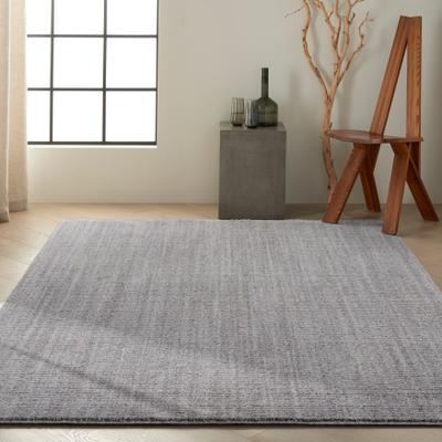 Calvin Klein Ridge Modern High Low Ribbed Area Rug