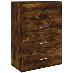 vidaXL Sideboard Räuchereiche 60x31x84 cm Holzwerkstoff