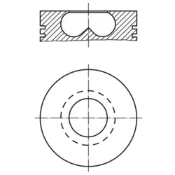 Kolben MAHLE 009 95 01